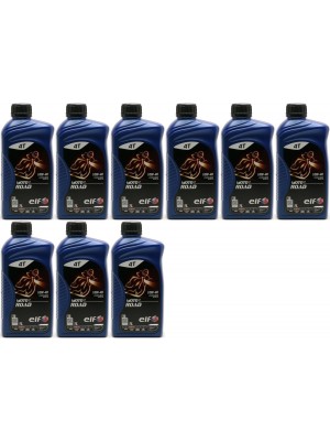 Elf Moto 4 Road SAE 10W-40 4T Motorrad Motoröl 9x 1l = 9 Liter