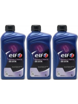 Elf Renaultmatic D3 SYN Automatik Getriebeöl 3x 1l = 3 Liter