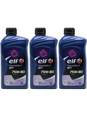 Elf Tranself NFP 75W-80 Schaltgetriebeöl 3x 1l = 3 Liter