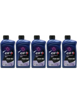 Elf Tranself NFP 75W-80 Schaltgetriebeöl 5x 1l = 5 Liter