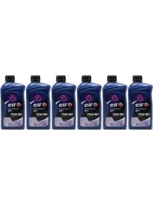 Elf Tranself NFP 75W-80 Schaltgetriebeöl 6x 1l = 6 Liter