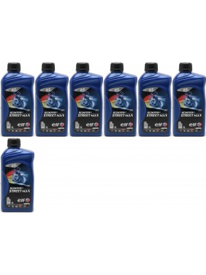 Elf Scooter 2 Street Max teilsynthetisches Motorrad Motoröl 7x 1l = 7 Liter