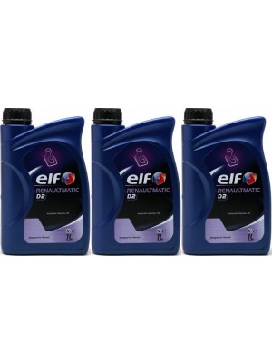 Elf Renaultmatic D2 Automatik 3x 1l = 3 Liter