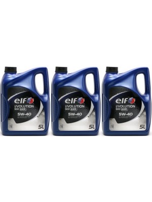 Elf Evolution 900 SXR 5W-40 Motoröl 3x 5 = 15 Liter