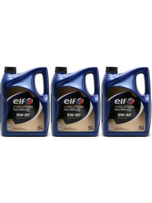 Elf Evolution Full Tech FE 5W-30 Motoröl 3x 5 = 15 Liter