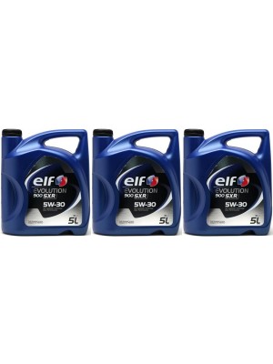 Elf Evolution 900 SXR 5W-30 Motoröl 3x 5 = 15 Liter