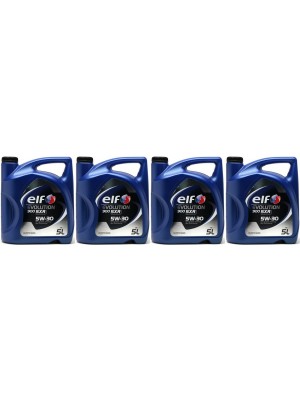 Elf Evolution 900 SXR 5W-30 Motoröl 4x 5 = 20 Liter