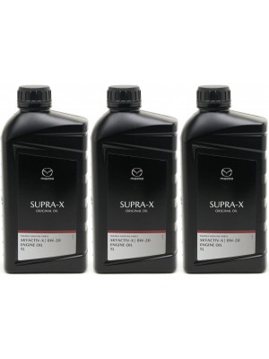 Original Mazda Oil Supra 0W-20 Motoröl 3x 1l = 3 Liter