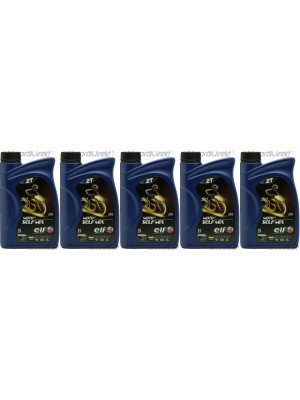 Elf Moto 2 Self Mix mineralisches 2T Motorrad Motoröl 5x 1l = 5 Liter