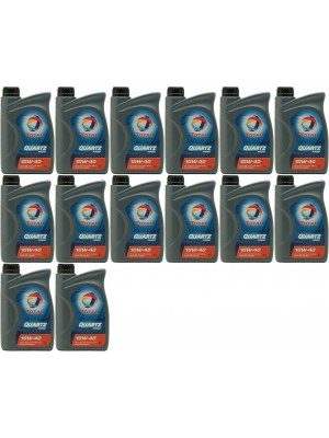Total Quartz 7000 10W-40 Diesel & Benziner Motoröliter 14x 1l = 14 Liter
