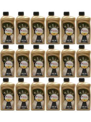 TOTAL Quartz Ineo MC3 5W-30 Motoröl 18x 1l = 18 Liter