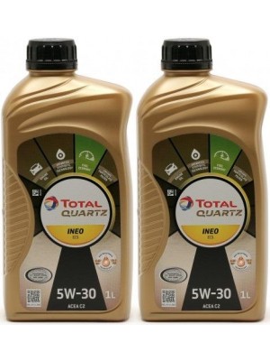 TOTAL Quartz Ineo ECS 5W-30 Motoröl 2x 1l = 2 Liter