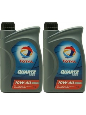 Total Quartz Diesel 7000 10W-40 Motoröl 2x 1l = 2 Liter