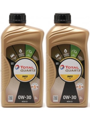 Total Quartz Ineo FDE 0W-30 Motoröl 2x 1l = 2 Liter