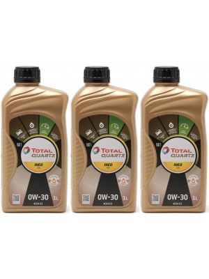Total Quartz Ineo FDE 0W-30 Motoröl 3x 1l = 3 Liter