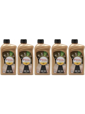 Total Quartz Ineo FDE 0W-30 Motoröl 5x 1l = 5 Liter