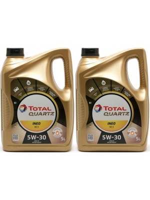 TOTAL Quartz Ineo MC3 5W-30 Motoröl 2x 5 = 10 Liter