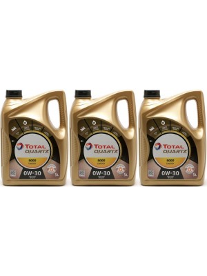 TOTAL Quartz Energy 9000 0W-30 Motoröl 3x 5 = 15 Liter