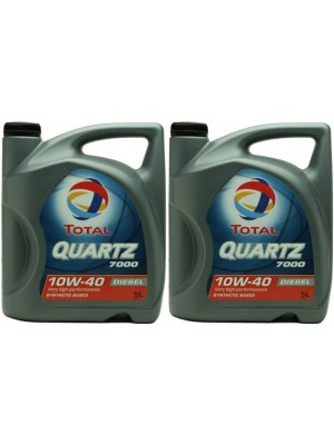 Total Quartz Diesel 7000 10W-40 Motoröl 2x 5 = 10 Liter
