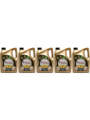Total Quartz INEO MDC 5W-30 Motoröl 5x 5 = 25 Liter