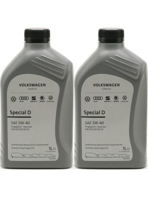 Original VW Special D SAE 5W-40 Motorenöl G052167M2 - 2x 1l = 2 Liter