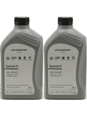 Original VW Special D SAE 5W-40 Motorenöl G052167M2 - 2x 1l = 2 Liter