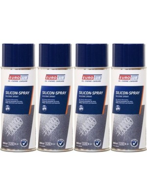 Eurolub Silicon/ Silikon Spray 4x 400 Milliliter