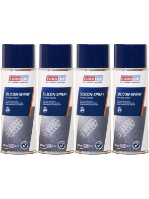 Eurolub Silicon/ Silikon Spray 4x 400 Milliliter