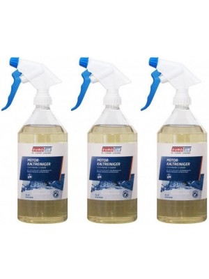 EUROLUB Motorkaltreiniger 3x 1l = 3 Liter