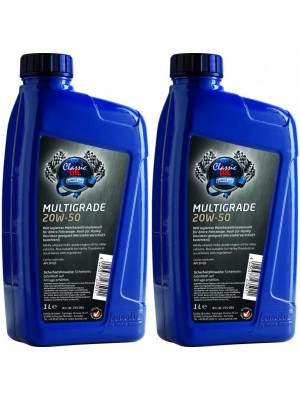 EUROLUB Multigrade SAE 20W-50 Classic Motoröl 2x 1l = 2 Liter