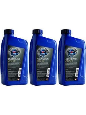 EUROLUB Multigrade SAE 20W-50 Classic Motoröl 3x 1l = 3 Liter