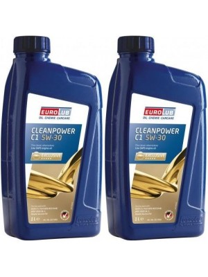 EUROLUB Cleanpower C1 5W-30 Motoröl 2x 1l = 2 Liter