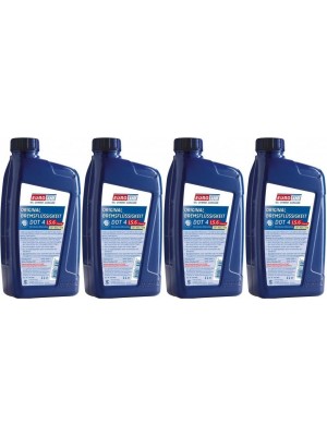 EUROLUB Bremsflüssigkeit DOT4 LS.6 (CLASS6) 4x 1l = 4 Liter