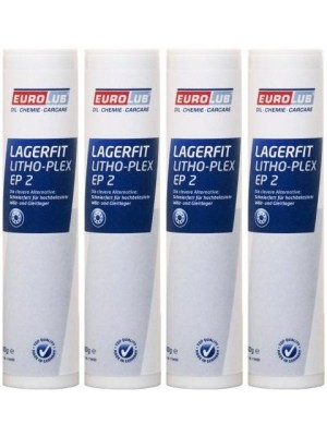Eurolub Lagerfit Litho-Plex EP 2 4x 400 Gramm
