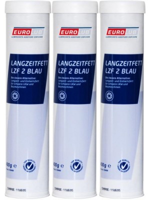 Eurolub Langzeitfett LZF 2 BLAU Fett Kartusche 3x 400 Gramm