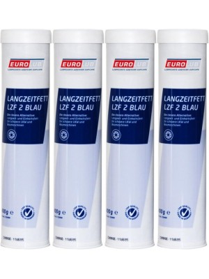 Eurolub Langzeitfett LZF 2 BLAU Fett Kartusche 4x 400 Gramm