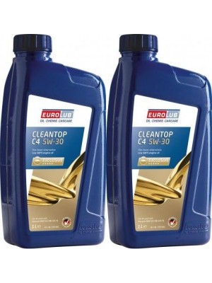 EUROLUB Cleantop C4 5W-30 Motoröl 2x 1l = 2 Liter