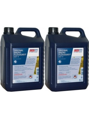 Eurolub Bremsflüssigkeit DOT 4 2x 5 = 10 Liter