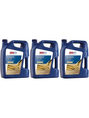 Eurolub CLEANTEC 5W-30 Motoröl 3x 5 = 15 Liter