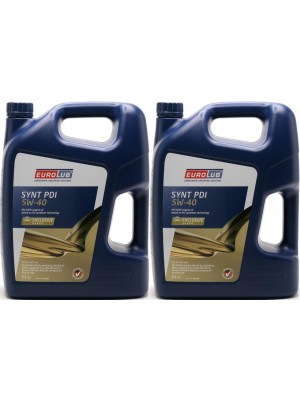 Eurolub SYNT PDI SAE 5W-40 Motoröl 2x 5 = 10 Liter