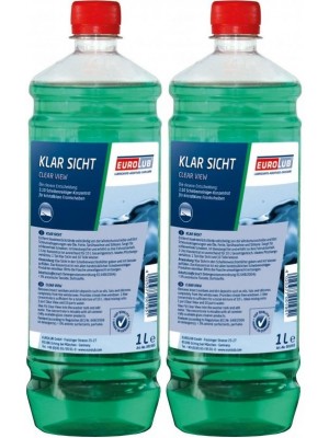 EUROLUB Klar Sicht Sommer 1:10 Scheibenreiniger-Konzentrat 2x 1l = 2 Liter