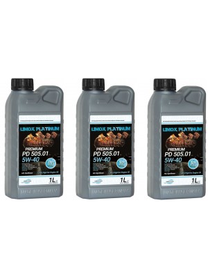 LIMOX Platinum PD 505.01 5W-40 Motoröliter 3x 1l = 3 Liter