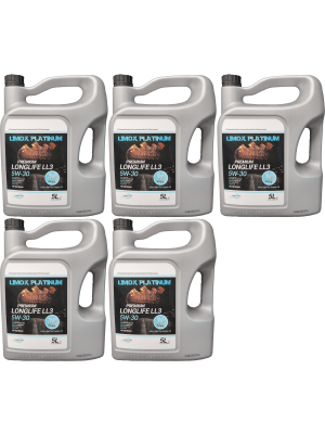 LIMOX Platinum Longlife LL3 5W-30 Motoröl 5x 5 = 25 Liter