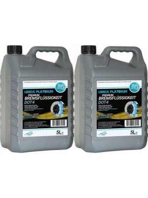 LIMOX Platinum Original DOT-4 Bremsflüssigkeit 2x 5 = 10 Liter