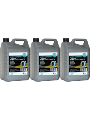 LIMOX Platinum Original DOT-4 Bremsflüssigkeit 3x 5 = 15 Liter