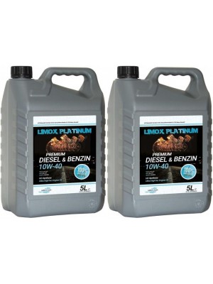 LIMOX Platinum Diesel & Benzin 10W-40 Motoröl 2x 5 = 10 Liter