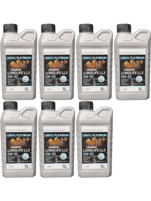 LIMOX Platinum Longlife LL3 5W-30 Motoröliter 7x 1l = 7 Liter