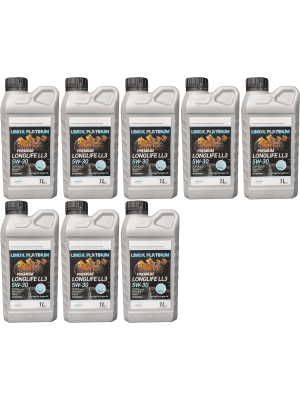LIMOX Platinum Longlife LL3 5W-30 Motoröliter 8x 1l = 8 Liter