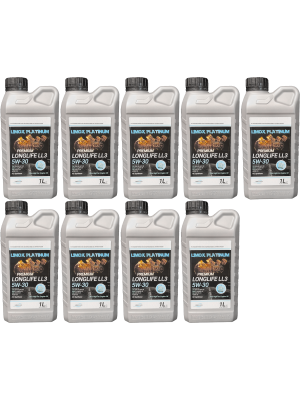 LIMOX Platinum Longlife LL3 5W-30 Motoröliter 9x 1l = 9 Liter