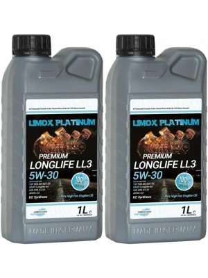 LIMOX Platinum Longlife LL3 5W-30 Motoröliter 2x 1l = 2 Liter